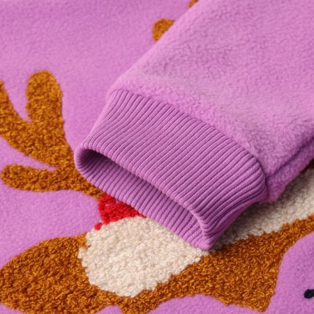 Kit for children (sweatshirt, trousers), purple color, height 92 cm-3
