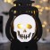 Decor with backlight "Lantern with a skull" 3 × 10.5 × 17.5 cm