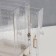 Casket for jewelry plastic "Column" 24.5x13x13.5 cm