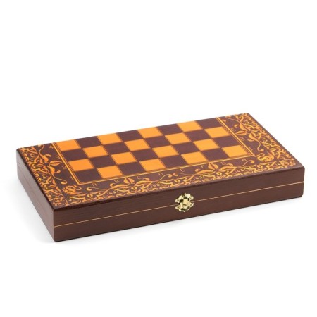 Wooden chess "Dragon", 40 x 40 cm, King H-9 cm, pawn H-4.5 cm-6