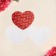 Mini Postcard Double "Kiss", 7 x 6 cm