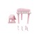 Musical Children's Piano Center Everflo Maestro, pink color
