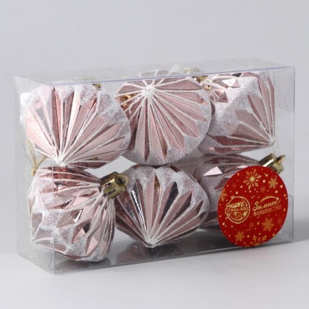 Christmas tree decoration "Sharon" (set 6 pcs) 6x5 cm-1