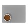 Silicone rug for a bowl, 40 x 30 cm, dark gray