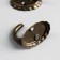 Retro metal hook bronze 3.9x3.3x2.7 cm