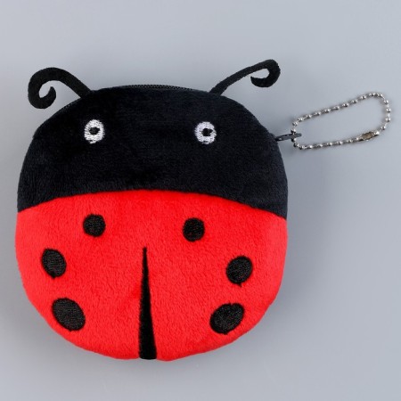 Baby soft wallet "God's ladybug", 10*11 cm, red-1
