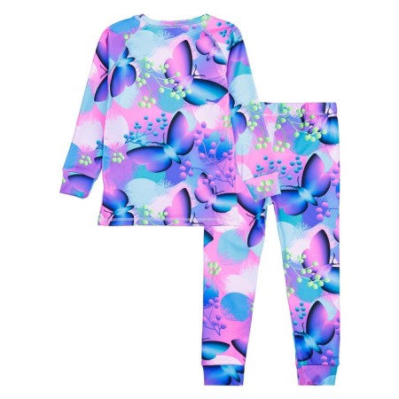 Thermal complex for girls: trousers, sweatshirt, height 116 cm-4