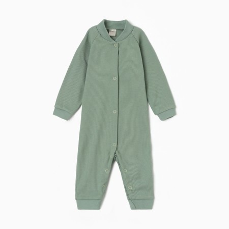 Combineson children with open legs, color green, height 68 cm