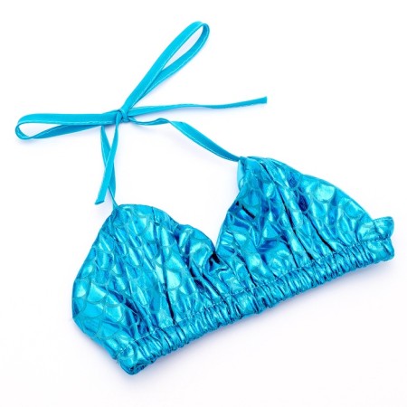 Carnival costume "Beautiful Mermaid": skirt, top, hairpin, height 98-122 cm, blue-9
