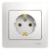 SE SE GLOSSA, 16 A, 250 V, built -in, with salary, IP20, white, GSL000142