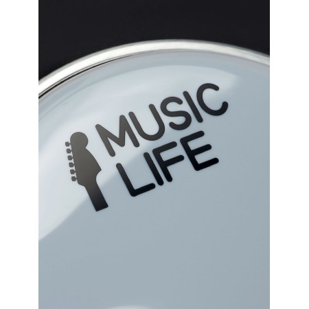Plastic for the drum of Music Life 6 inches, white-1