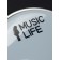 Plastic for the drum of Music Life 6 inches, white