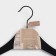 Shoulders - a hanger with a crossbar LadoM Soft -Touch, wide shoulders, 45 × 23 × 4.8 cm