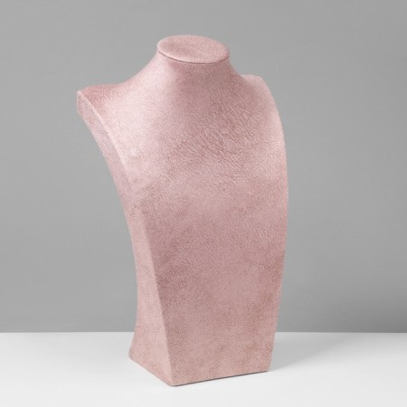 Bust for jewelry, 34 × 20.5 × 12 cm, h = 34cm, pink color-2