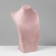 Bust for jewelry, 34 × 20.5 × 12 cm, h = 34cm, pink color