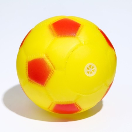 Brying toy "Ball Football" for dogs, 6.2 cm, yellow-1