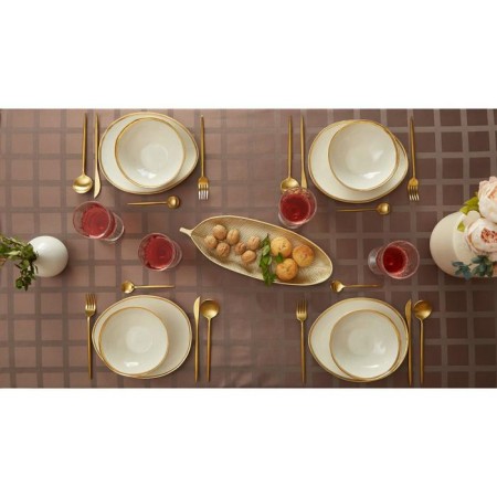 The tablecloth "Ethel" Geometry 150*180 +/- 3cm, cell, pl. 192 g/m2, hl with VGMO-4
