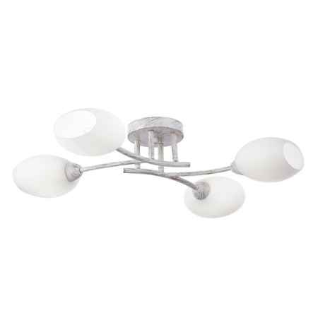 Ceiling chandelier Citilux "Florida" CL148140, 65.5x51x14.5 cm, 4x60W, E14, white color