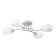 Ceiling chandelier Citilux "Florida" CL148140, 65.5x51x14.5 cm, 4x60W, E14, white color