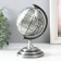 Souvenir Metal "Globe" silver 10.5x11x18.5 cm