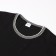 Jumper men's short sleeve Minaku Regular Fit: Black Color, Rr. 48