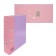 A4, 75 mm registrar folder, Davente Pastel, collapsible, metallic edging, matte lamination, color pastel purple
