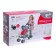 Stroller for dolls, metal frame, three -wheeled