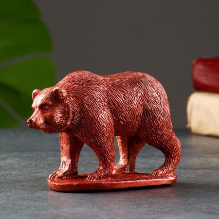 Figure "Bear" copper 9x11x5cm