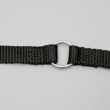A collar for two dogs, each 45 x 1.5 cm, black-1