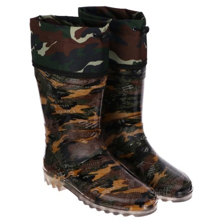 Men's boots S-10RUM, PVC, insulated, camouflage mix, size 41 (262)-3