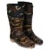 Men's boots S-10RUM, PVC, insulated, camouflage mix, size 41 (262)