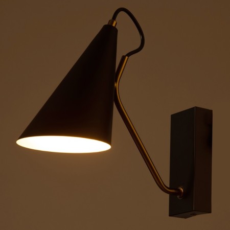 Bra "Svein" E27 40W Black-Mednoye 12x27.5x28 cm-2