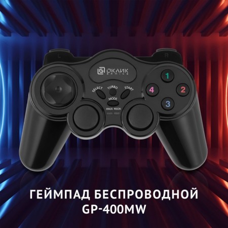GP-400MW gamepad Black USB wireless vibration entrance (1138115)-1