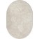 Oval carpet Valentis mikonos, size 80x150 cm, color Cream/Cream