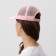 Baseball cap with minaku grid, light pink color, size 56-58