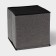 Stelly box for storage with a lid "Office", 25 × 25 × 25 cm, color gray color