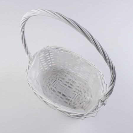 A set of baskets, 3 pcs, 40 × 31 × 19/52 cm, 33 × 25 × 17/47 cm, 29 × 22 × 15/42 cm, willow-4