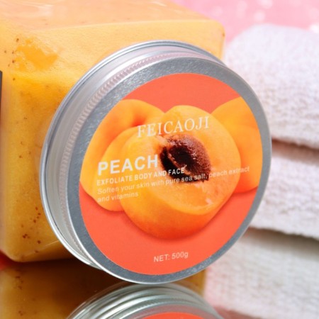 Cream-scrub for body renewing with a peach 500 ml-3