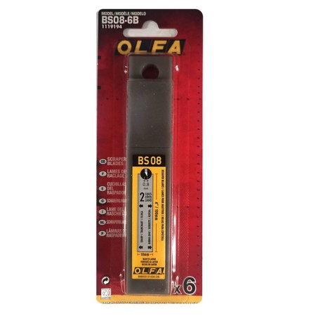 Blade for knives OLFA OL-BS08-6B, 100 mm, 6 pcs.-1