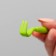 A set of ticks for ticks, 3 sizes, green