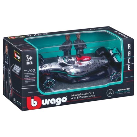Racing machine BBURAGO Mercedes-AMG F1 W13 LH, DIE-CAST, 1:43-5