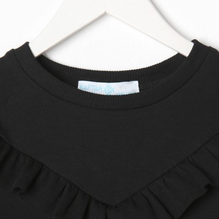 Dress with ruffles KAFTAN "BASIC Line" R.30 (98-104), black-5