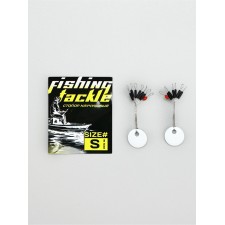 Стопор рыболовный лески Fishing tackle, 2 шт., размер S.