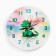 Watching clock, series: children's, "dragon", discrete move, d-23.5 cm