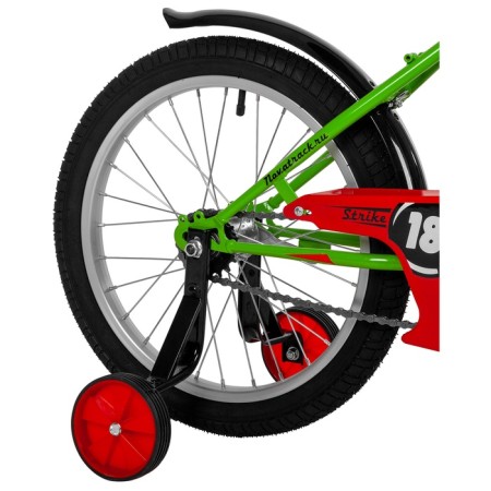 Bicycle 18 "Novatrack Strike, green color-7
