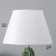 Traffic lamp with a lampshade Risalux "sea horse", E27, 40 watts, green, curly base, 30 × 30 × 43.5 cm