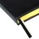 Dated diary 2024 A5 176 sheets, Devente.wild, Firmly covered with artificial leather, gold cut, lies, cream block 70 g/m2, black