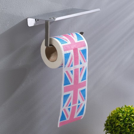 Souvenir toilet paper "Flag Britain", 9.5x10x9.5 cm
