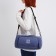Youth bag with a zipper, blue color