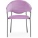 Chair on the metal frame Runso metal/velor, black/purple 57x56x82 cm
